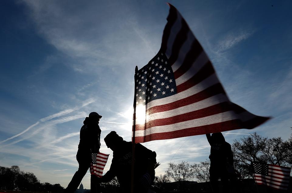 u.s. veterans flags