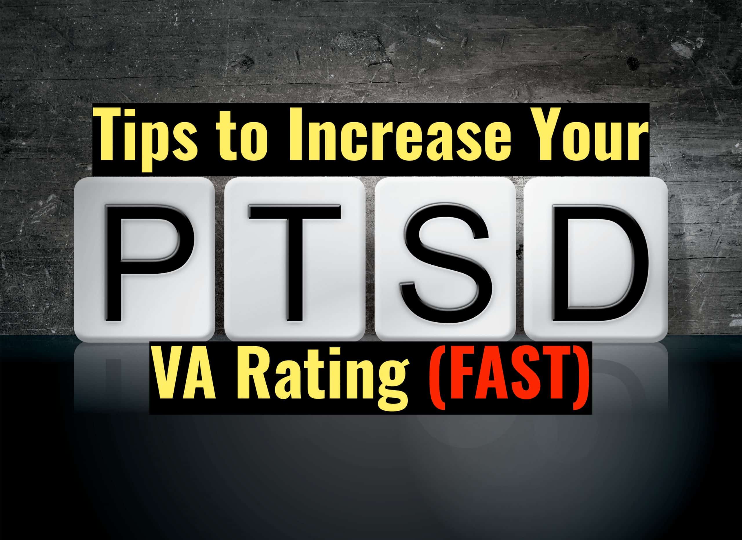 How to Increase VA Disability Rating for PTSD scaled