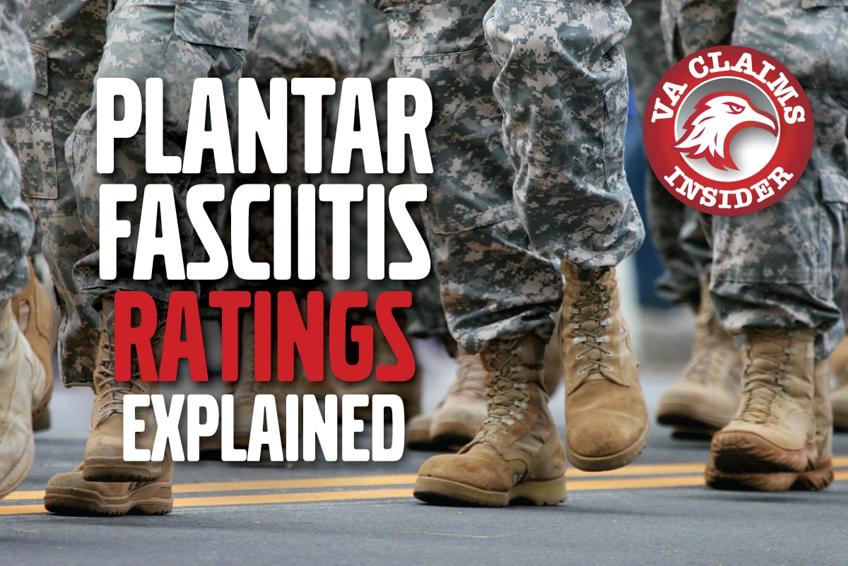 VA Ratings for Plantar Fasciitis min