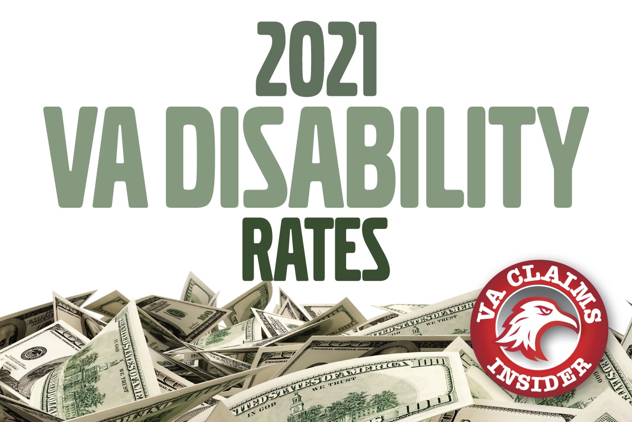 2021 VA Disability Rates min