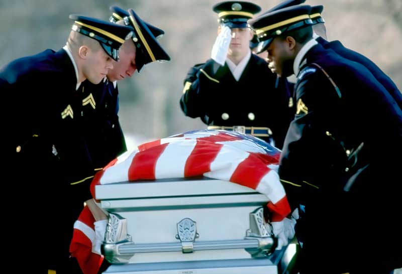 Military funeral A.Manrique.1989.Arlington.VA .X